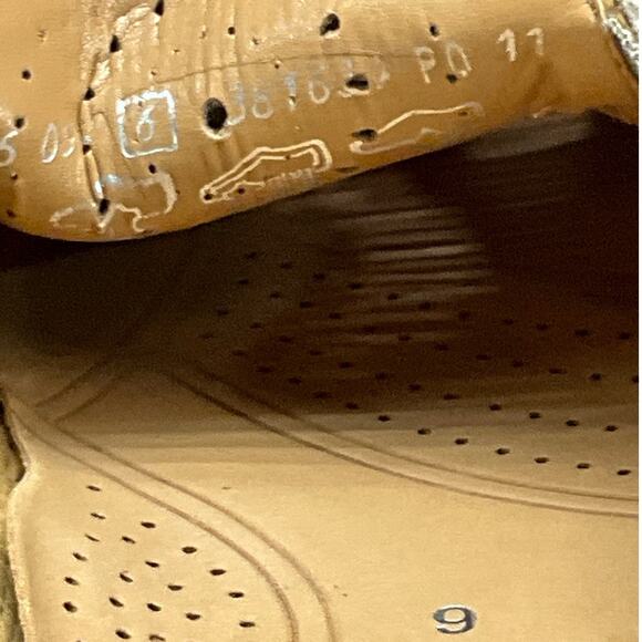 Gabor Handmade Suede Tooled Leather Slip On Comfort Loafer Moccasins Women 6 - Picture 9 of 11